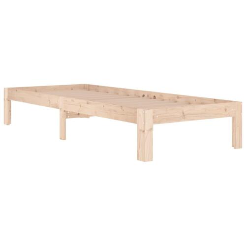 Sengeramme 75x190 cm massivt træ