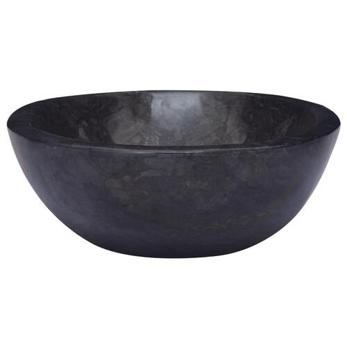 Håndvask 53x40x15 cm marmor sort
