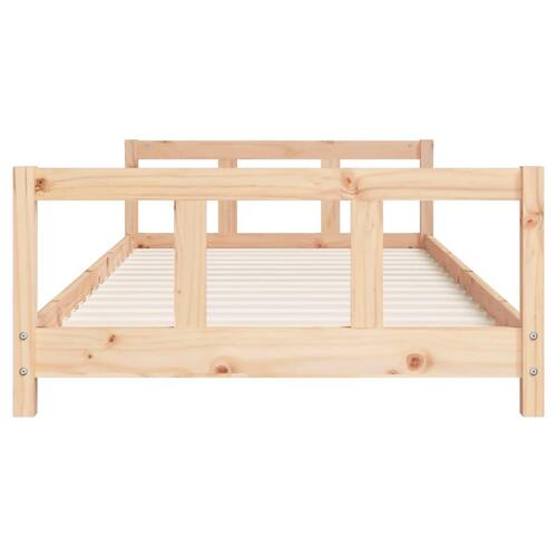 Sengeramme til juniorseng 90x200 cm massivt fyrretræ