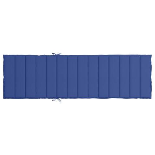 Hynde til liggestol 200x50x3 cm oxfordstof kongeblå