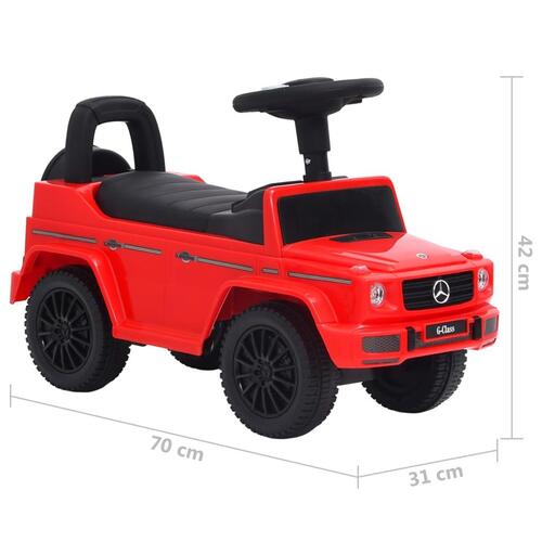 Gåbil Mercedes-Benz G63 rød