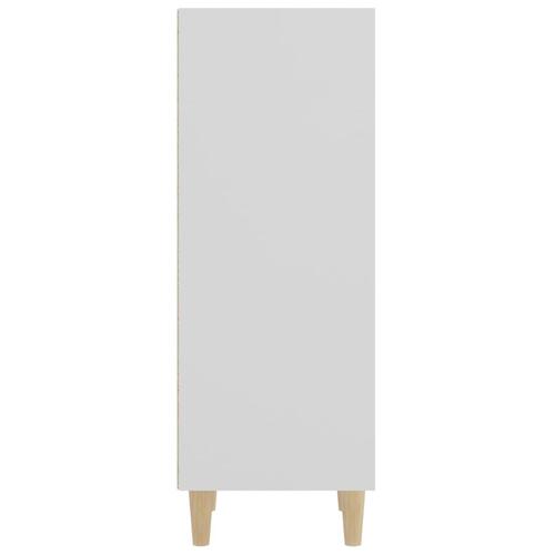 Skænk 34,5x32,5x90 cm konstrueret træ hvid