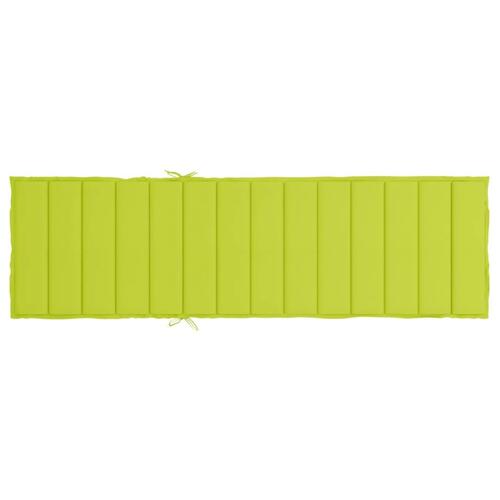 Hynde til liggestol 200x50x3 cm oxfordstof lysegrøn