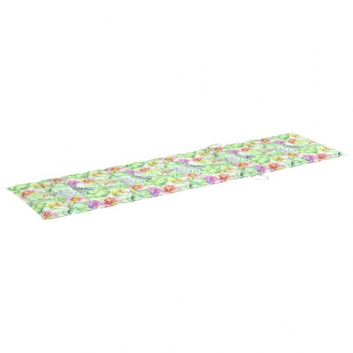 Hynde til liggestol 200x50x3 cm oxfordstof bladmønster