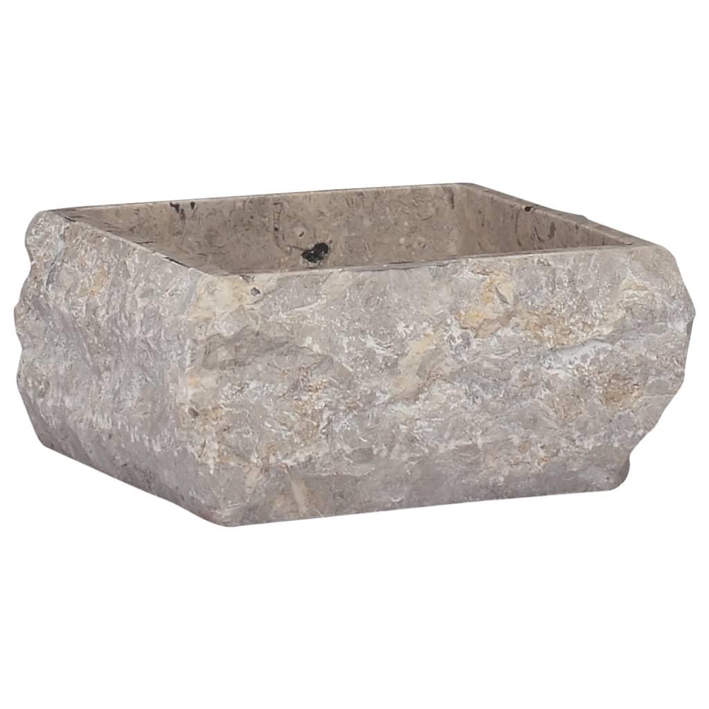 Håndvask 30x30x13 cm marmor grå