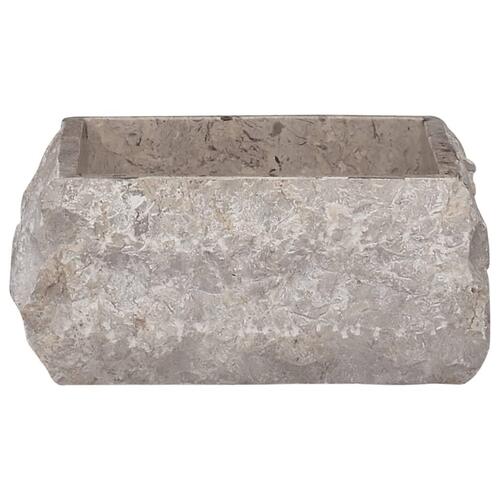 Håndvask 30x30x13 cm marmor grå