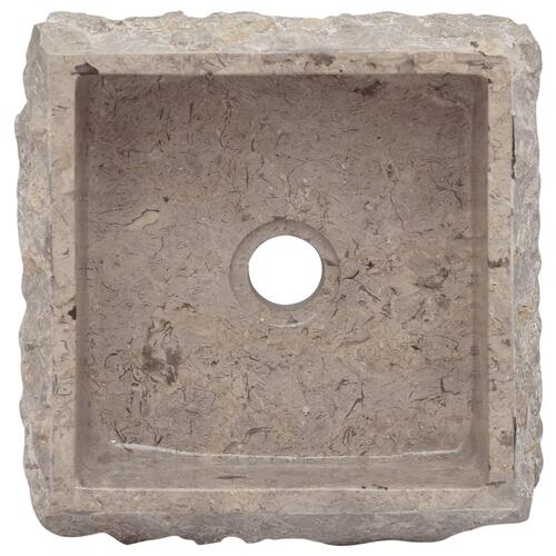 Håndvask 30x30x13 cm marmor grå