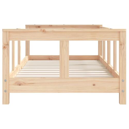 Sengeramme til juniorseng 70x140 cm massivt fyrretræ