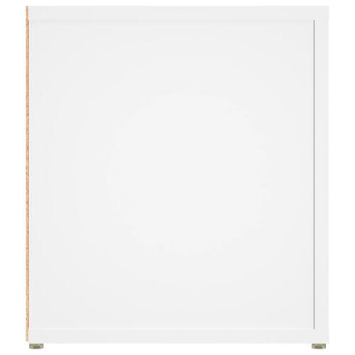 Tv-borde 2 stk. 80x31,5x36 cm konstrueret træ hvid
