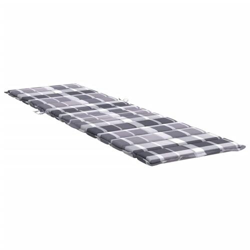 Hynde til liggestol 200x50x3 cm oxfordstof gråternet