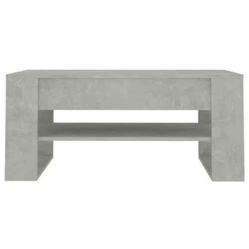 Sofabord 102x55x45 cm konstrueret træ betongrå