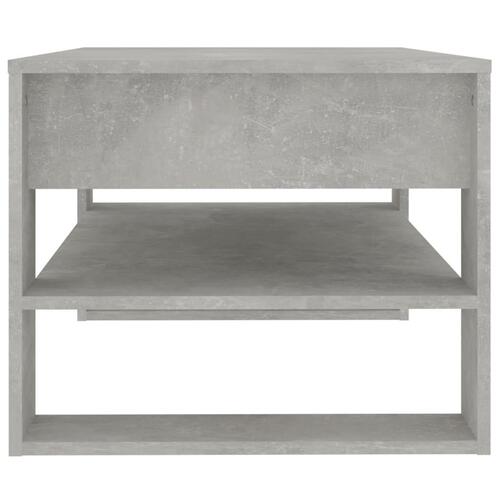 Sofabord 102x55x45 cm konstrueret træ betongrå