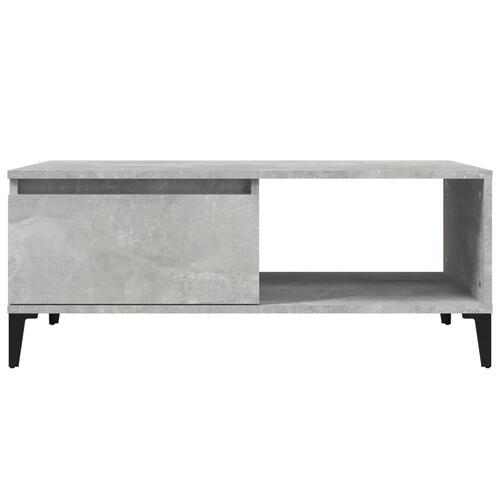 Sofabord 90x50x36,5 cm konstrueret træ betongrå