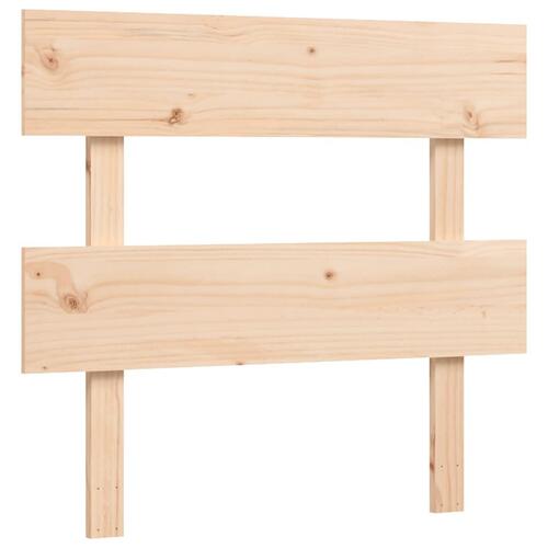 Seniorseng med sengegavl 90x200 cm massivt træ