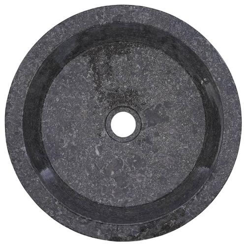 Håndvask Ø40x15 cm marmor grå