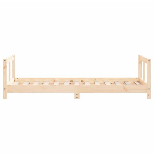 Sengeramme til juniorseng 80x160 cm massivt fyrretræ