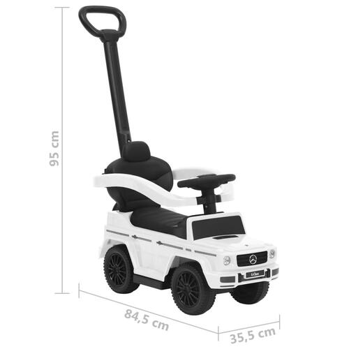 Gåbil Mercedes-Benz G63 hvid