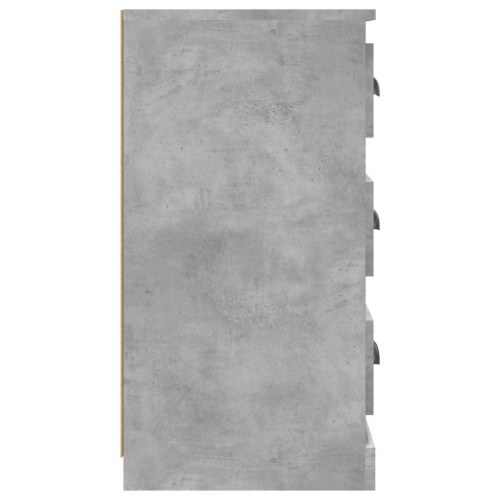 Skænk med 3 skuffer 70 x 35,5 x 67,5 cm - betongrå