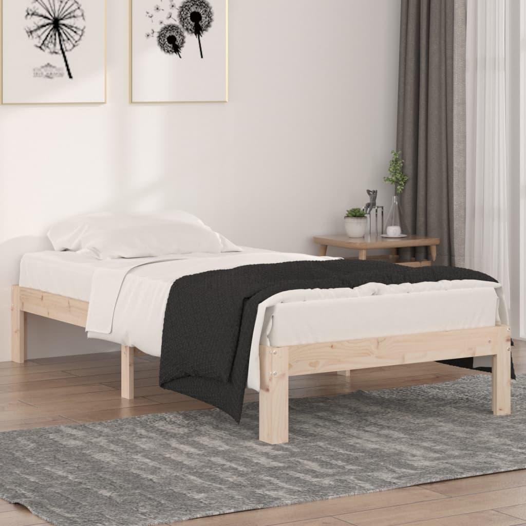 Sengeramme 90x190 cm massivt træ