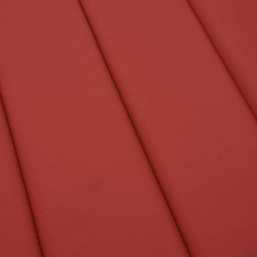 Hynde til liggestol 200x60x3 cm oxfordstof rød