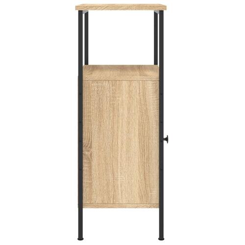 Sengeborde 2 stk. 41x31x80 cm konstrueret træ sonoma-eg