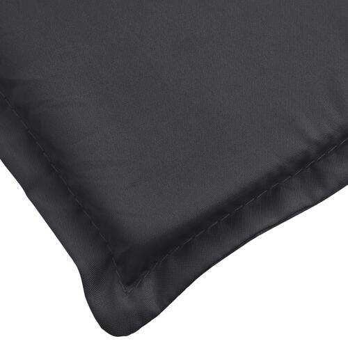 Hynde til liggestol 200x60x3 cm oxfordstof sort
