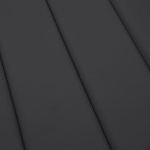 Hynde til liggestol 200x60x3 cm oxfordstof sort
