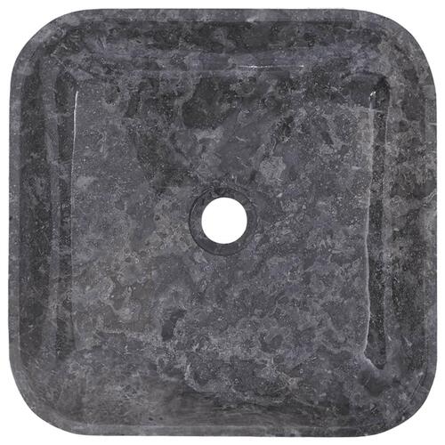 Håndvask 40x40x10 cm marmor grå