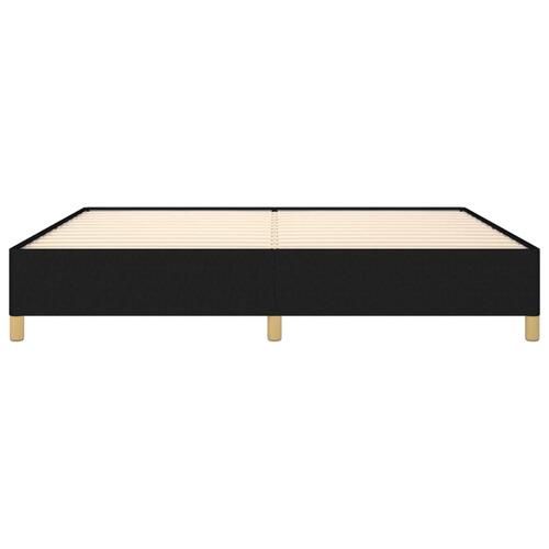 Sengeramme uden madras 200x200 cm stof sort