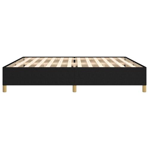 Sengeramme uden madras 200x200 cm stof sort