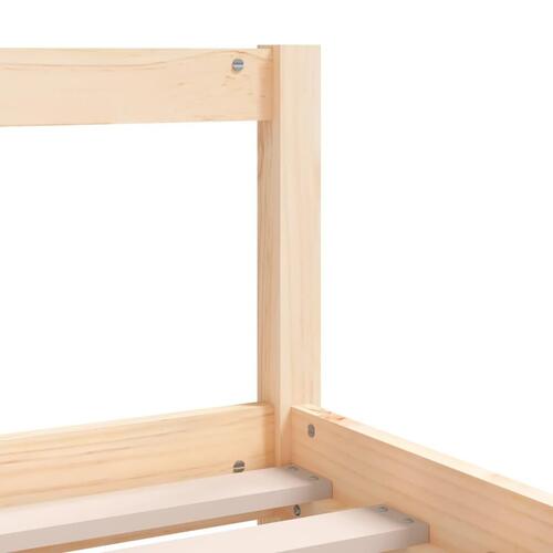 Sengeramme til juniorseng 90x190 cm massivt fyrretræ