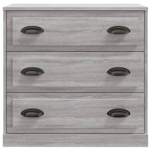 Skænk 70x35,5x67,5 cm konstrueret træ grå sonoma-eg