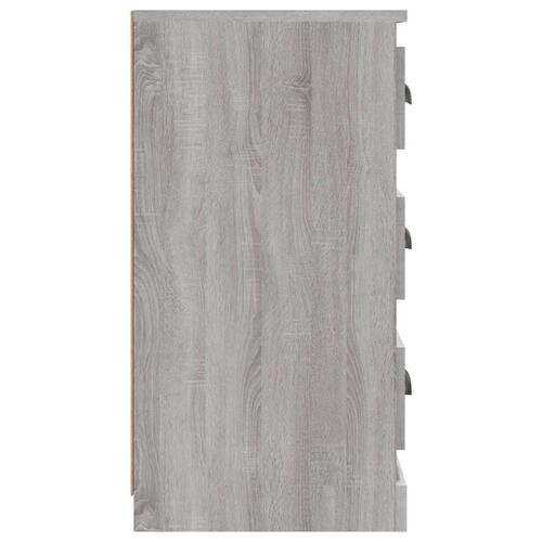 Skænk 70x35,5x67,5 cm konstrueret træ grå sonoma-eg