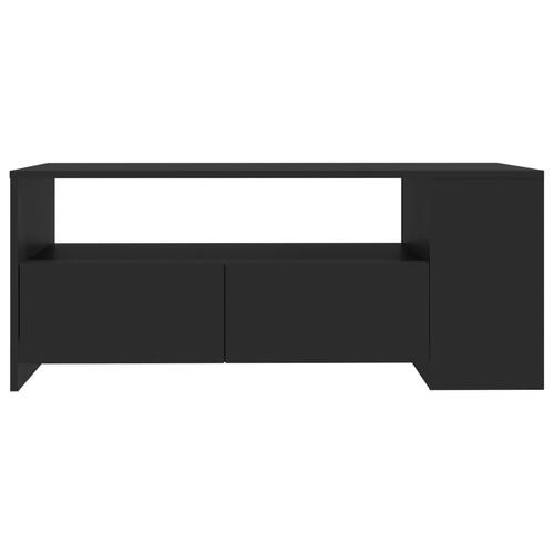 Sofabord 102x55x42 cm konstrueret træ sort