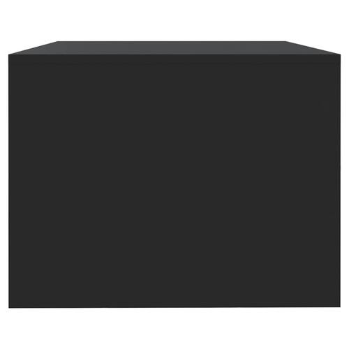 Sofabord 102x55x42 cm konstrueret træ sort