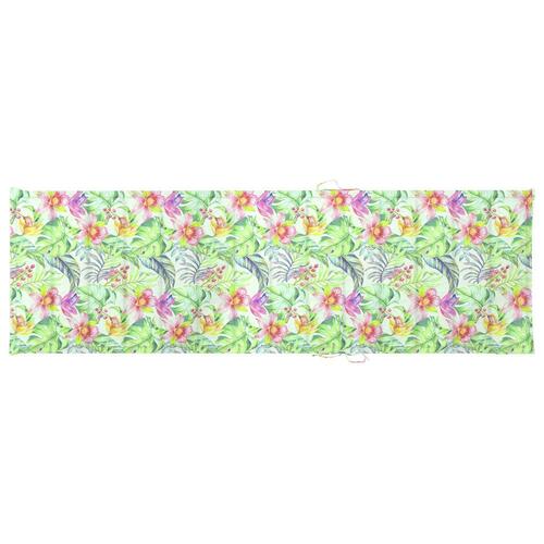 Hynde til liggestol 200x60x3 cm oxfordstof bladmønster