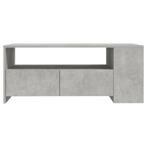 Sofabord 102x55x42 cm konstrueret træ betongrå