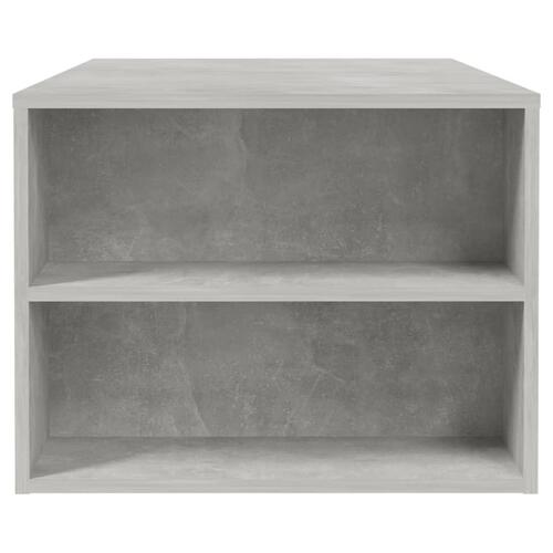 Sofabord 102x55x42 cm konstrueret træ betongrå
