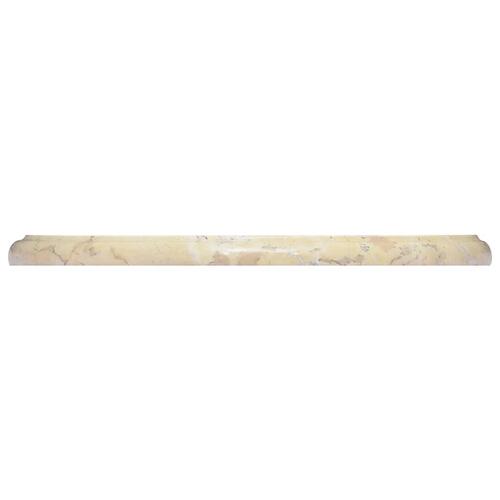 Bordplade Ø40x2,5 cm marmor cremefarvet