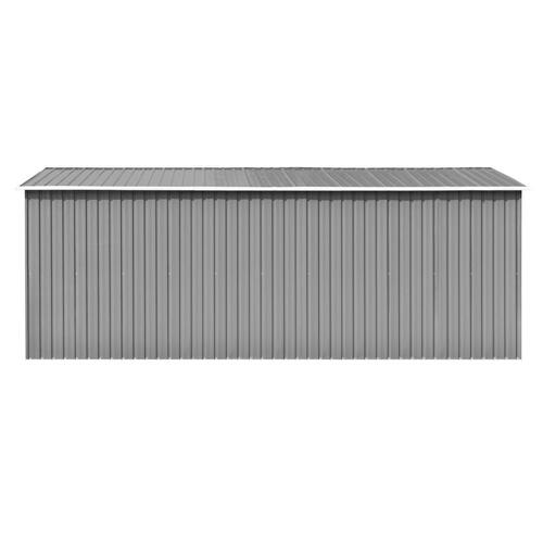 Haveskur 257x489x181 cm metal grå