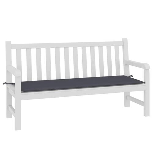 Hynde til havebænk 150x50x3 cm oxfordstof antracitgrå