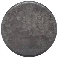 Bordplade Ø40x2,5 cm marmor sort