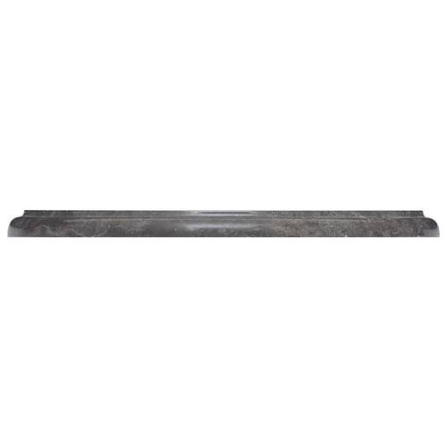 Bordplade Ø40x2,5 cm marmor sort