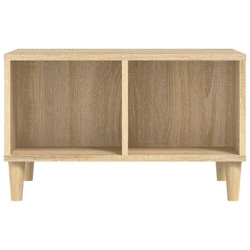 Sofabord 60x50x36,5 cm konstrueret træ sonoma-eg