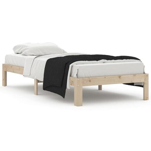 Sengeramme 90x200 cm massivt fyrretræ