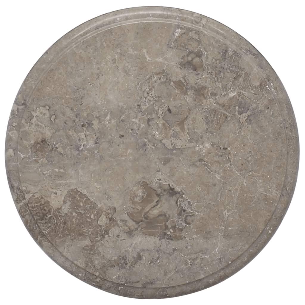 Bordplade Ø40x2,5 cm marmor grå