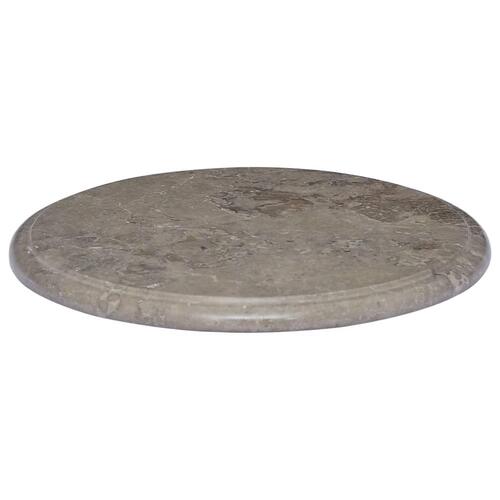 Bordplade Ø40x2,5 cm marmor grå