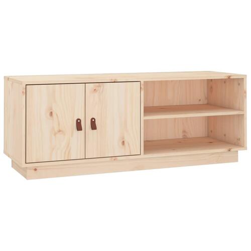 Tv-bord 105x34x40 cm massivt fyrretræ