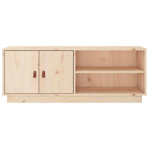 Tv-bord 105x34x40 cm massivt fyrretræ