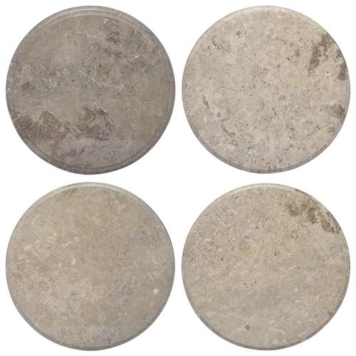Bordplade Ø40x2,5 cm marmor grå